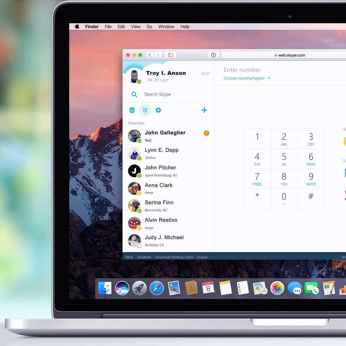 osx skype for business download